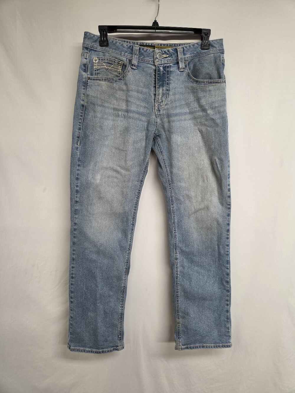 Rock & Roll Denim Men’s Pistol Stackable Regular Fit Bootcut Jeans 35x32 Cowboy